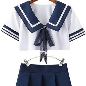 Sexy Cosplay School girl Lingerie Outfit